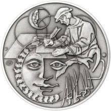 Cyprián Karásek ze Lvovic - 500. výročí narození silver antique