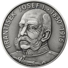 František Josef I. - 100. výročí úmrtí silver antique