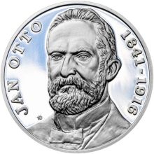 Jan Otto - 100. výročí úmrtí silver proof