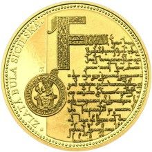 Gold bula sicilská - 805. výročí vydání zlato unc.