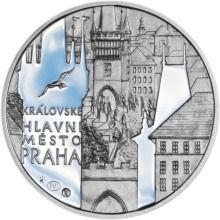 Královské hlavní město Praha - silver 28 mm Proof
