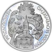 Výročie Memoranda národa slovenského - 28 mm silver Proof