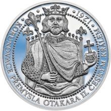 Korunovace Přemysla Otakara II. českým králem - silver Proof