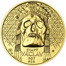 Relikvie sv. Václava - II. -  1 Oz zlato unc.