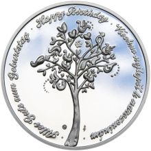 Medaile k životnímu výročí 20 let - 1 Oz silver Proof