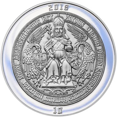 Náhled Reverzní strany - 2018 - Proof - Karel IV - 10 dukát Ag