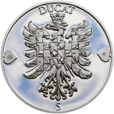 Náhled Reverzní strany - 2018 - Proof - Moravská orlice - 5 dukát Ag