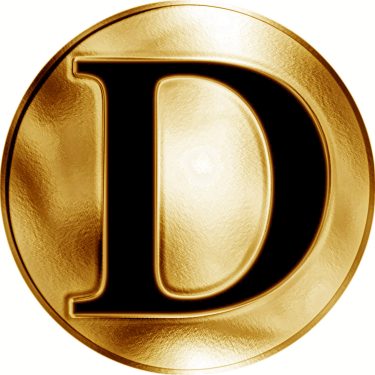 Náhled Reverzní strany - Česká jména - Diana - zlatá medaile
