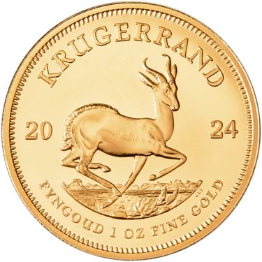 Náhled Reverzní strany - Kruger Rand 1 Oz Unc. - Investiční zlatá mince