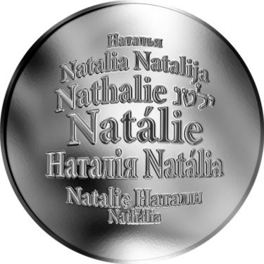 Náhled Averzní strany - Česká jména - Natálie - stříbrná medaile